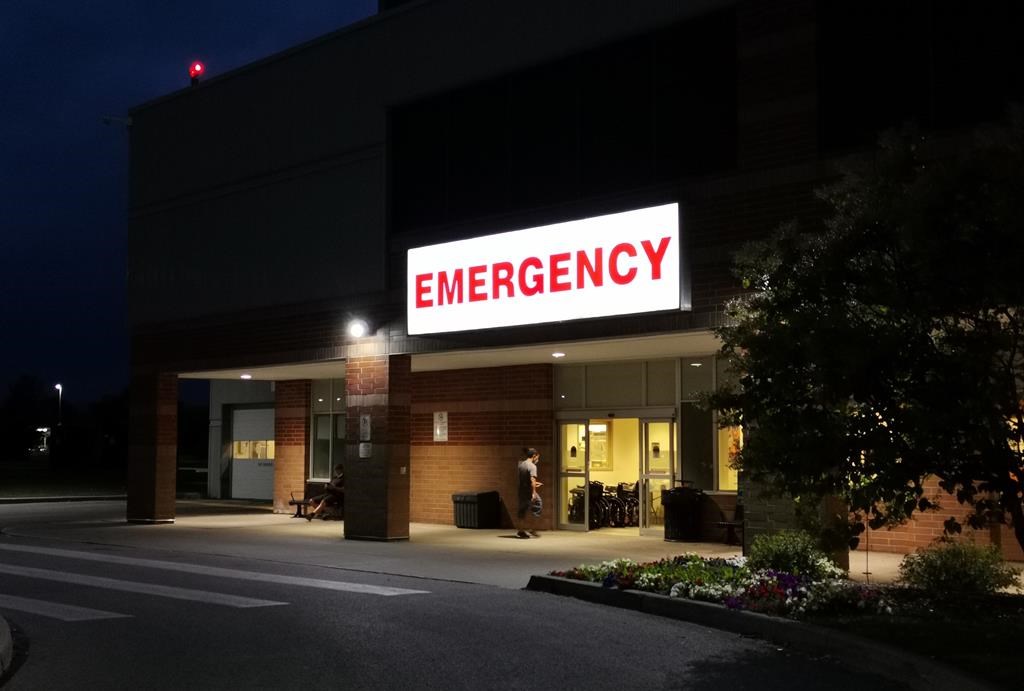 Police in Cobourg, Ont., say a man with a gunshot wound was dropped off at Northumberland Hills Hospital on March 7, 2023.