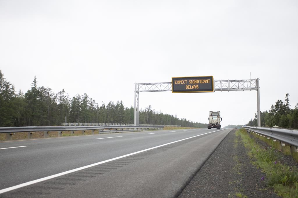 FILE PHOTO Hghway 104, in Cumberland County, N.S., is shown on Wednesday, June 23, 2021. THE CANADIAN PRESS/Riley Smith.