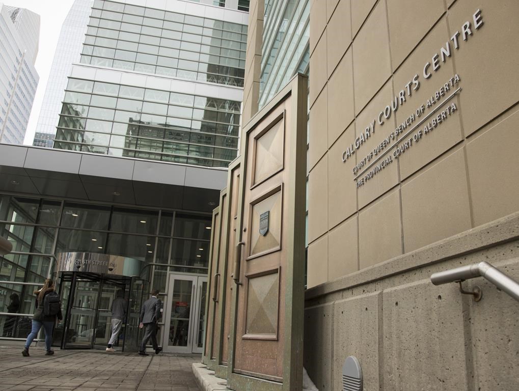 The Calgary Courts Centre on Monday, March 11, 2019. THE CANADIAN PRESS/Jeff McIntosh.