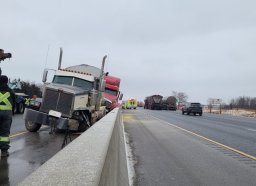 Continue reading: Icy conditions lead to collisions, blocked lanes on Highway 401 near London, Ont.: OPP