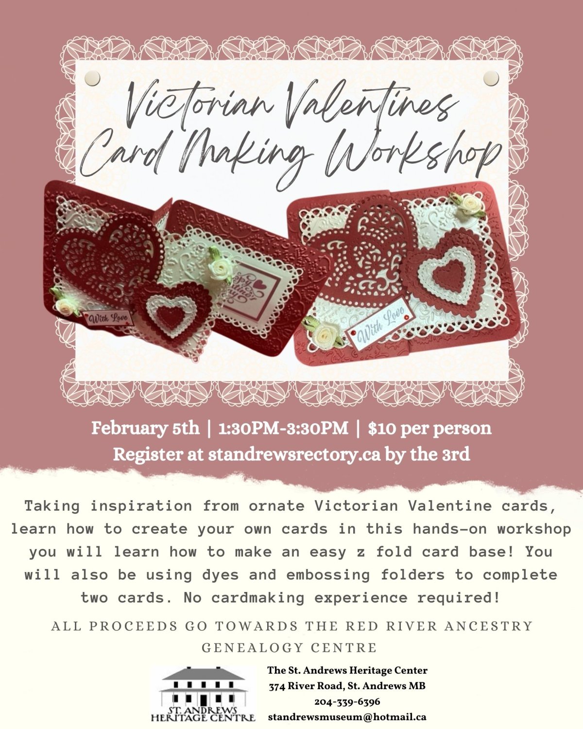 Victorian Valentines Card Making Workshop - GlobalNews Events