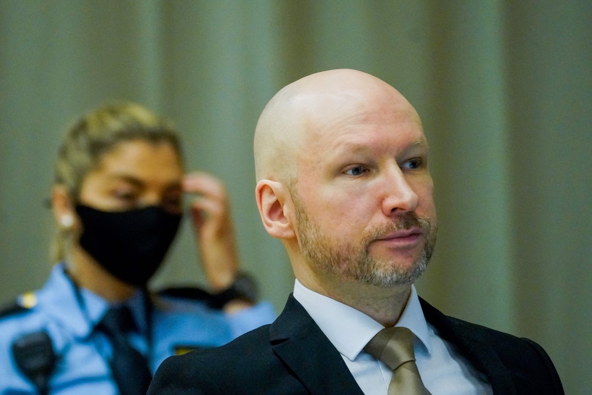 Anders Behring Breivik parole hearing photo