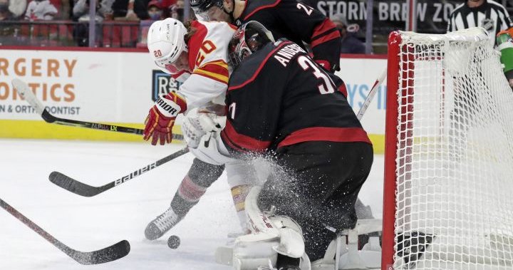 Andersen stops 36 shots as Hurricanes beat Flames 6-3 – Calgary