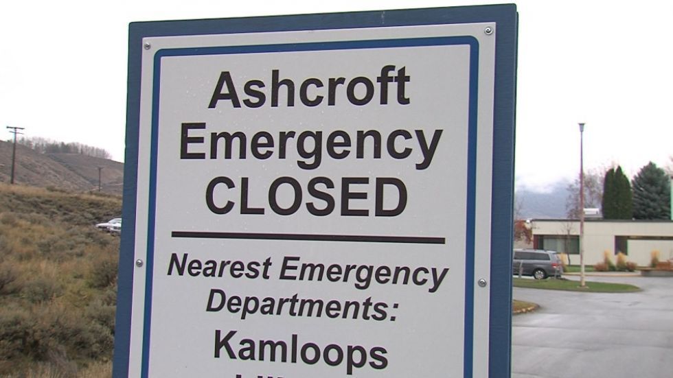 Ashcroft Hospital ER will be closed temporarily due to a staffing shortage.
