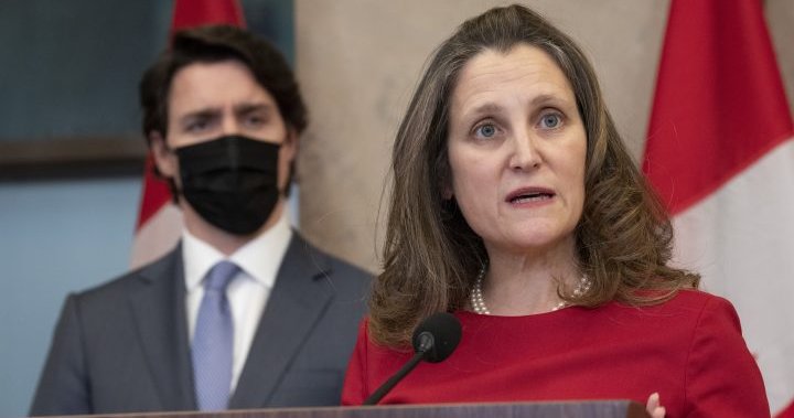 Federal budget needs to focus on post-COVID economic growth, Freeland says