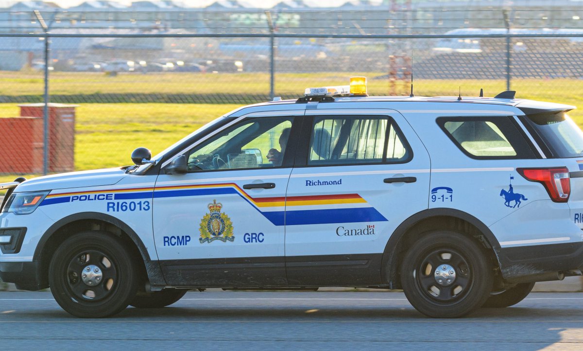 An RCMP vehicle on patrol