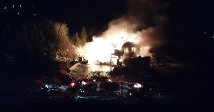 Fire that destroyed Coldstream, B.C. home under investigation: RCMP