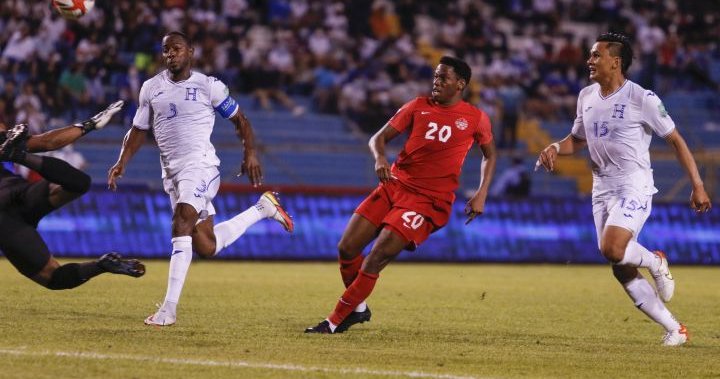 Canada wins 2-0 over Honduras in World Cup qualifying match