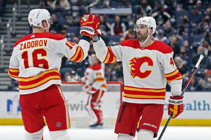 Flames Blast Blue Jackets With 62 Shots On Goal During 6-0 Win ...