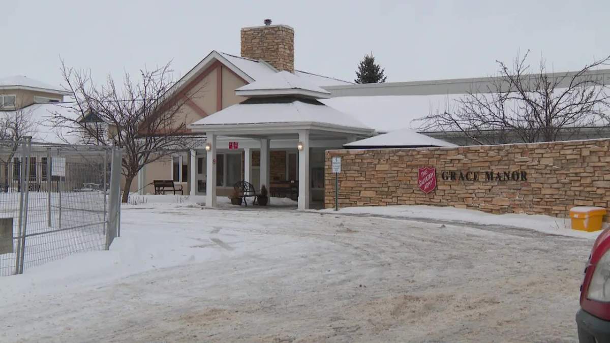 The Salvation Army Grace Manor supportive living and continuing care facility in Edmonton, Alta. on Tuesday, January 25, 2022.