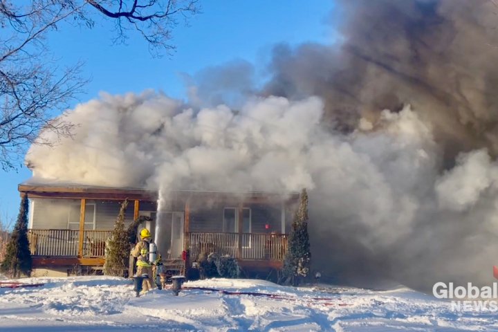 Fire destroys home east of Grafton in Northumberland County