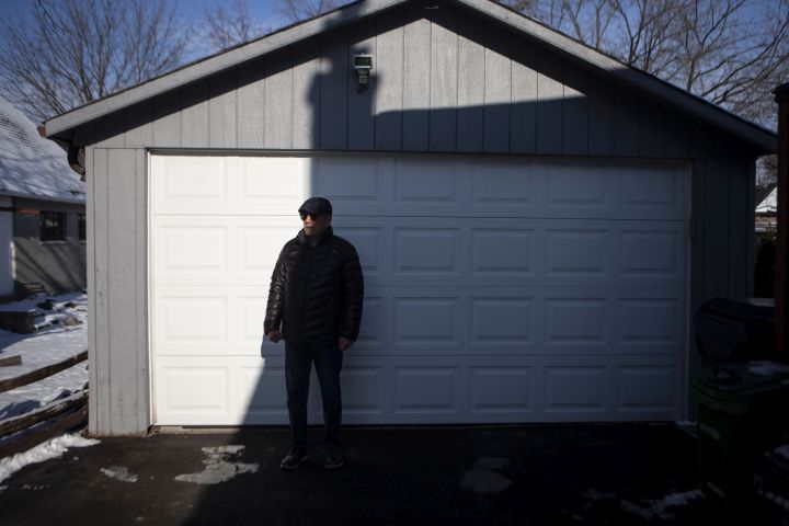 Habib Haghjoo is photographed at his Toronto home on Tuesday, January 4, 2022. The former computer programmer lost his daughter Sahar Haghjoo and her eight-year-old daughter Elsa Jadidi in the 2020 downing of Ukraine International Airlines flight PS752 by Iranian forces.