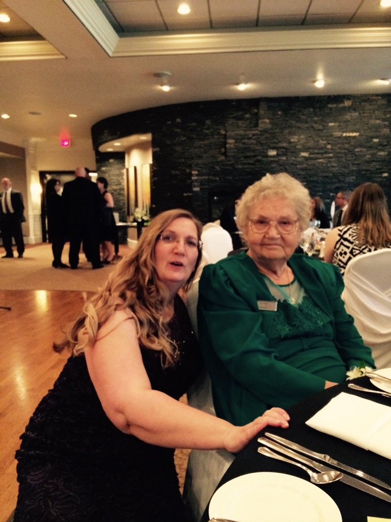 Linda with her mom, Berta.