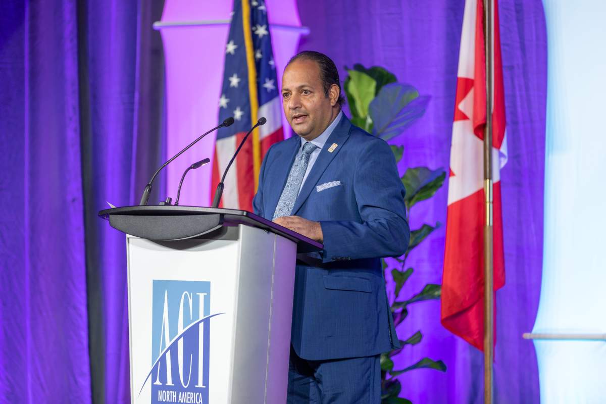 The news was announced on Tuesday, Jan. 4, with YLW director Sam Samaddar, above, replacing outgoing chair Lew S. Bleiweis, the executive director of the Greater Asheville, N.C., Reginal Airport Authority.