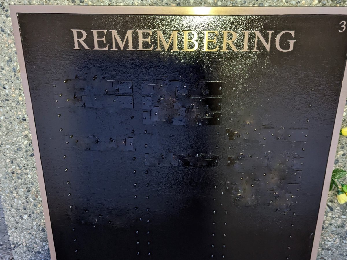 Kelowna cemetery memorial board