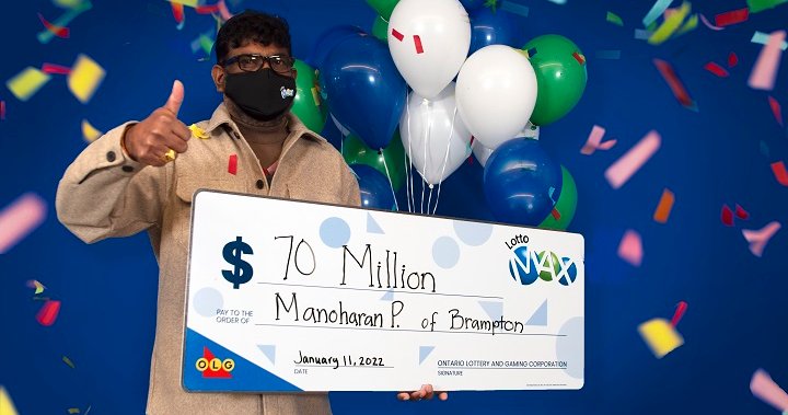 Brampton, Ont. father says he won $70 million Lotto Max jackpot from ‘quick pick’ ticket