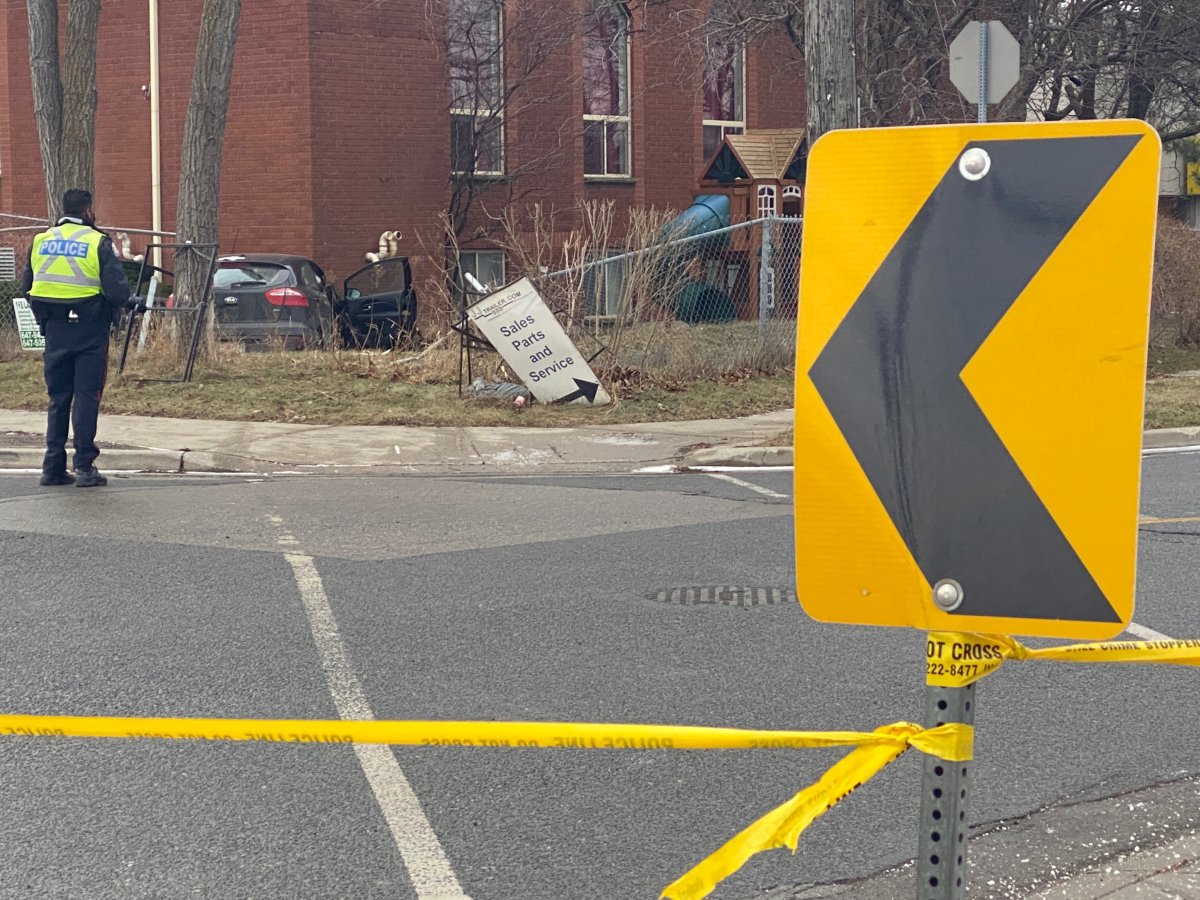Man transported to hospital after car drives into church in North York: police - image