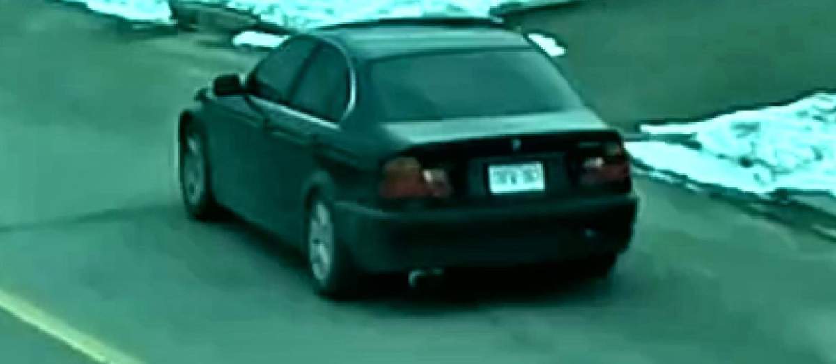 An image of the suspects’ car provided by OPP.
