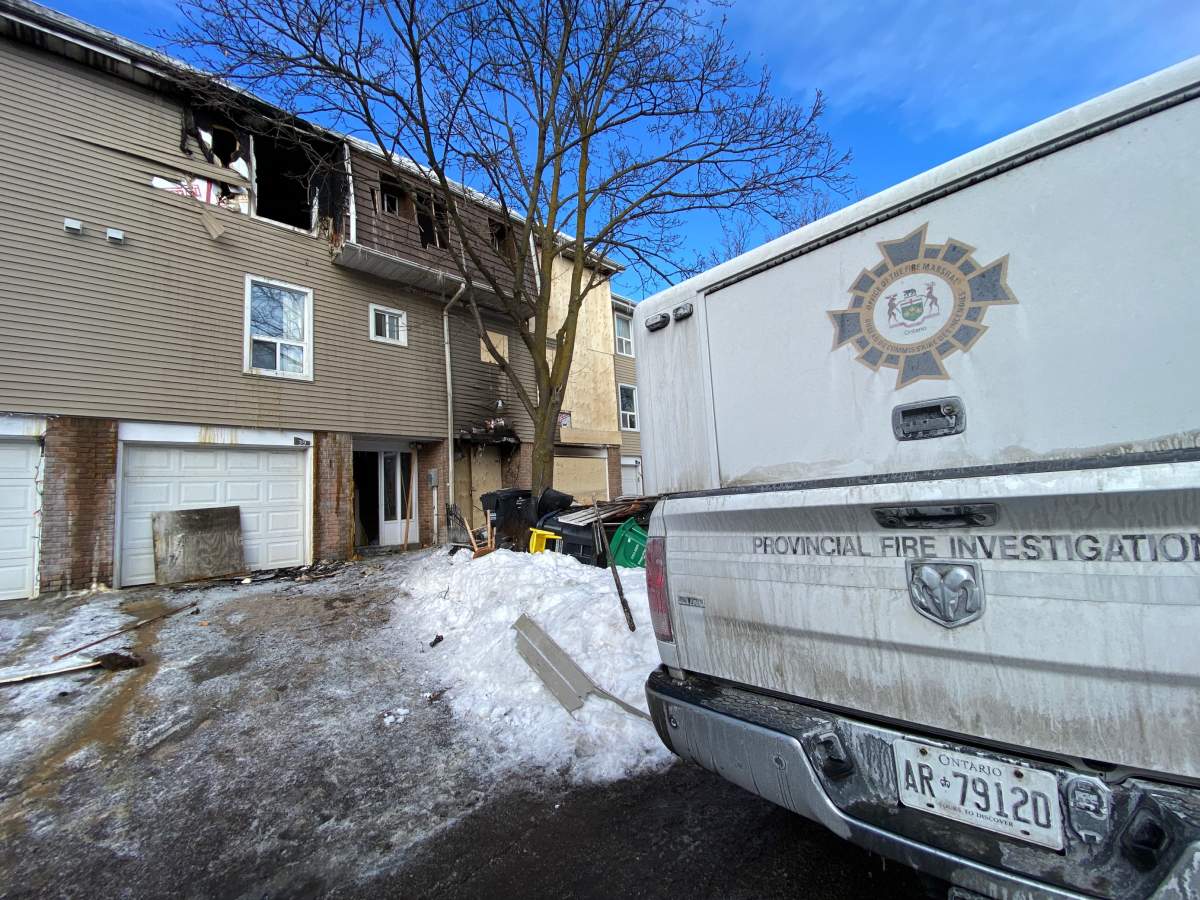 Officials are investigating after a fire in Brampton. 