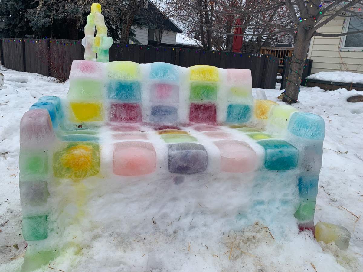 Tyler Gamblin is sleeping in a homemade igloo for three nights to raise money for the MS Society of Canada.