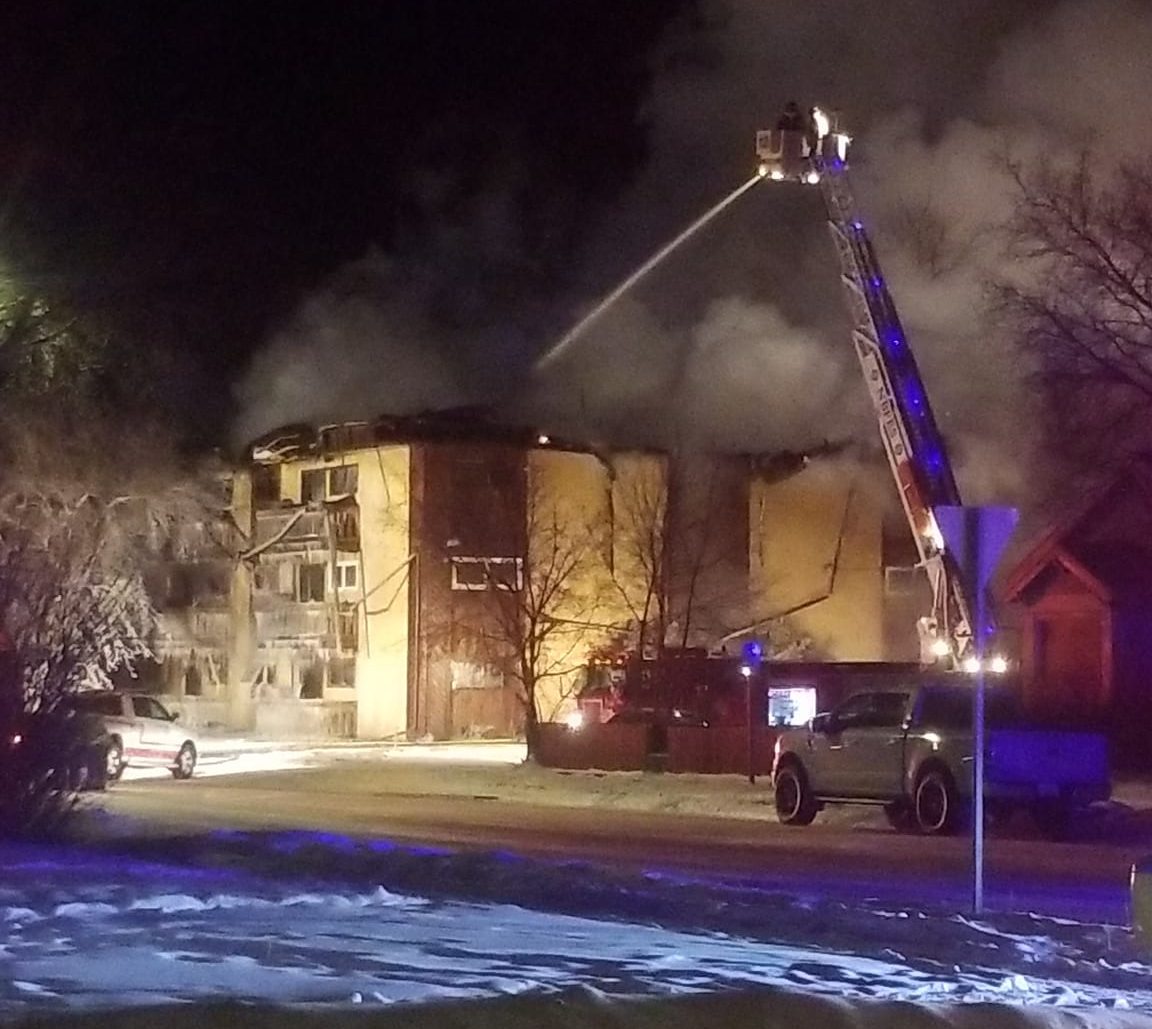 Johanna Whitecalf thought she wouldn’t make it out alive after a fire at her apartment building in North Battleford, Sask.