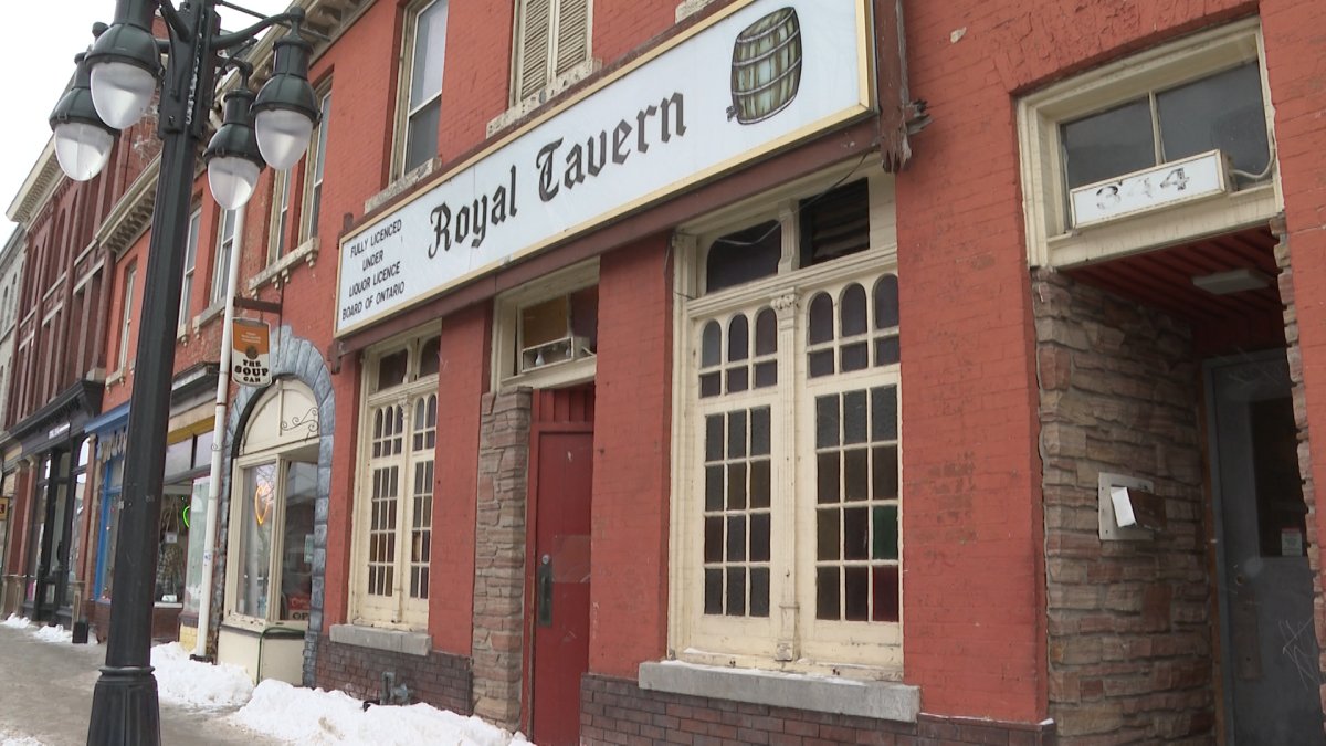 Exterior of the front of the Royal Tavern