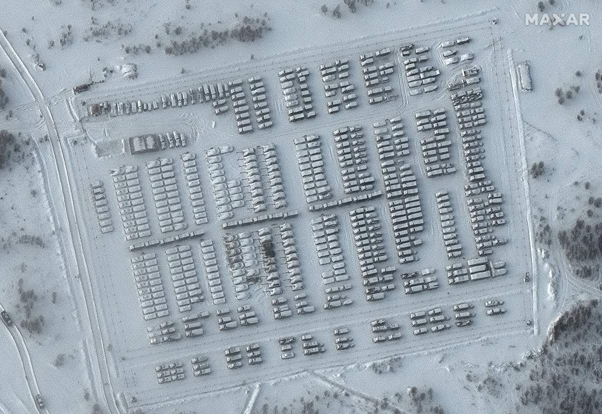 Russia Ukraine satellite photos