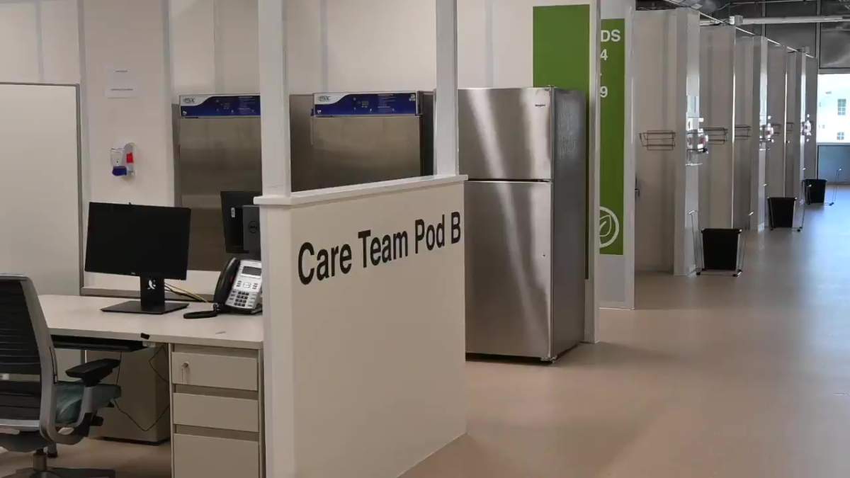 South Health Campus COVID-19 pandemic response unit