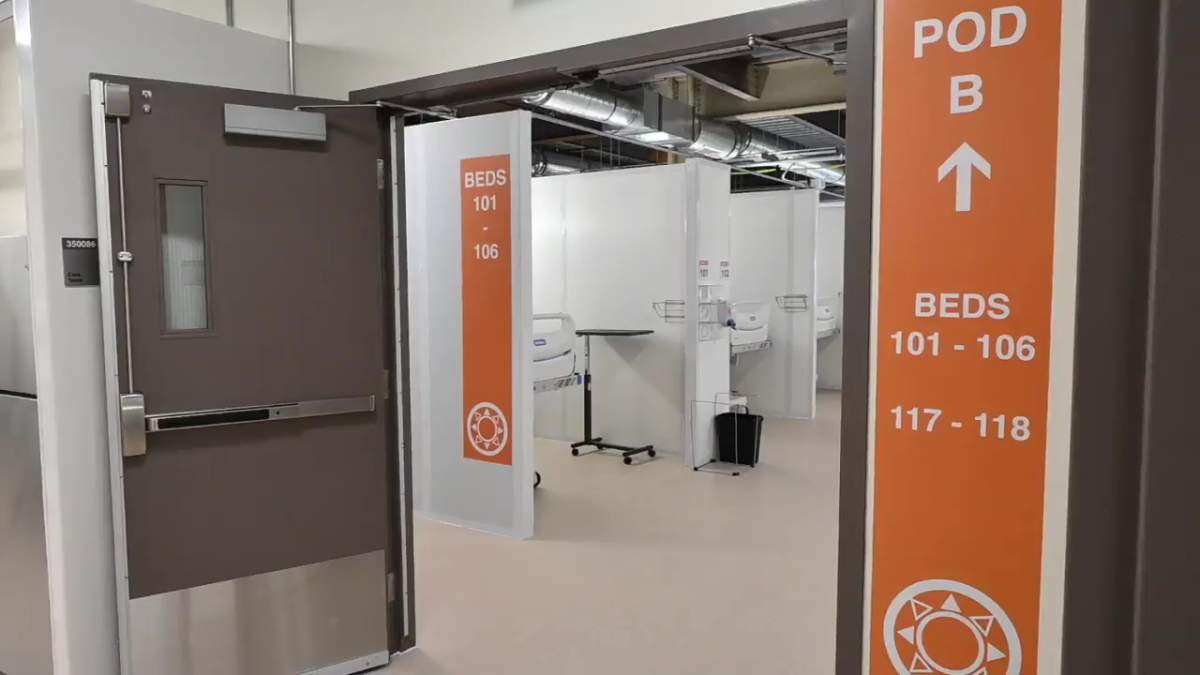 South Health Campus COVID-19 pandemic response unit