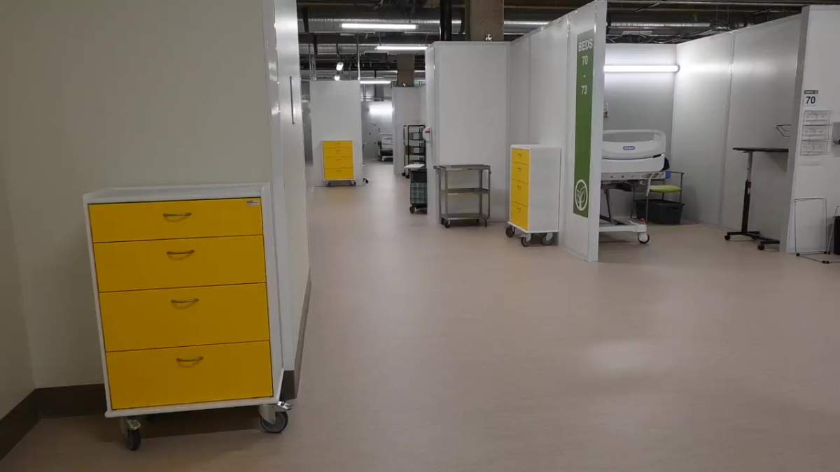 South Health Campus COVID-19 pandemic response unit