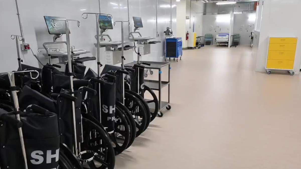 South Health Campus COVID-19 pandemic response unit