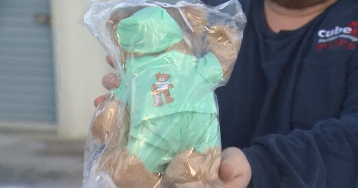 Teddy bears giving sick children comfort during Saskatchewan hospital visits