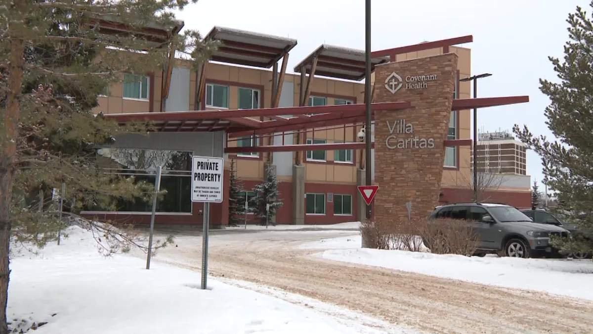 The Covenant Health Villa Caritas housing facility for seniors with complex mental and medical health issues in Edmonton, Alta. on Tuesday, January 25, 2022.
