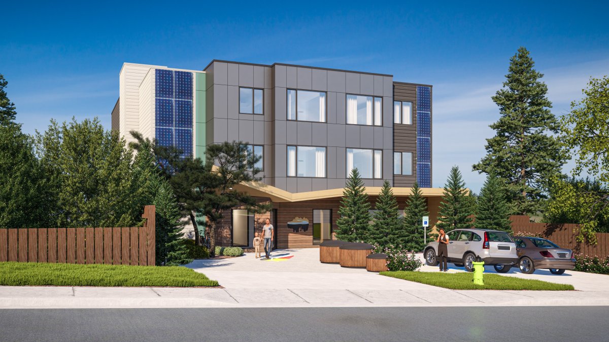 Artist’s rendering of Calgary’s first urban Indigenous seniors living facility: the Indigenous Elders Lodge, which will be owned and operated by the Aboriginal Friendship Centre of Calgary.