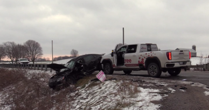 19-year-old woman seriously injured after 2-vehicle crash in Clarington, Ont.
