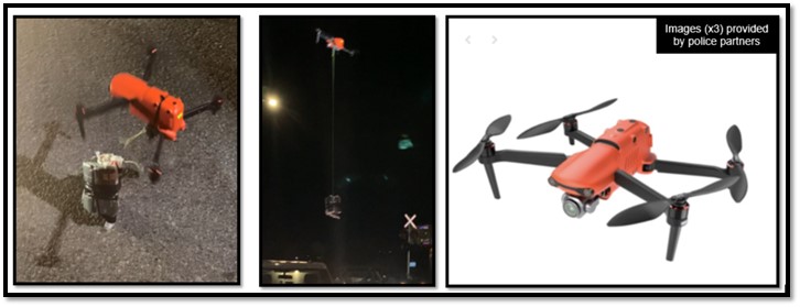 Traffickers used these drones, police said, to smuggle contraband into Stony Mountain.