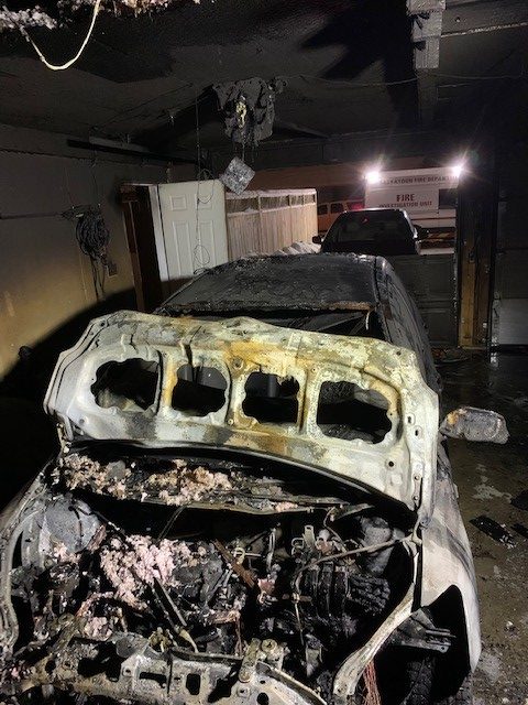 Saskatoon garage fire deemed accidental due to block heater - image