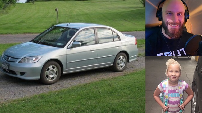 A stock photo of a 2005 Honda Civic.