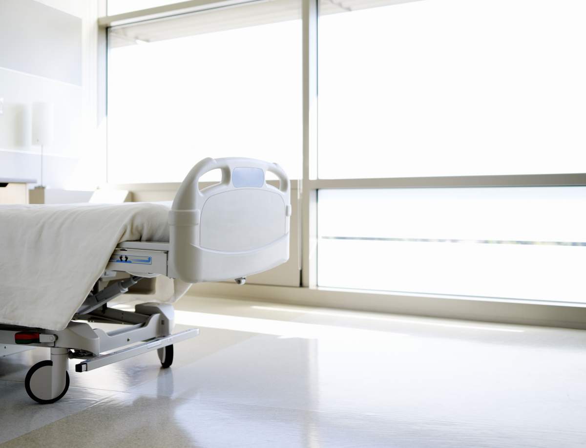 A hospital bed is shown in this file photo.