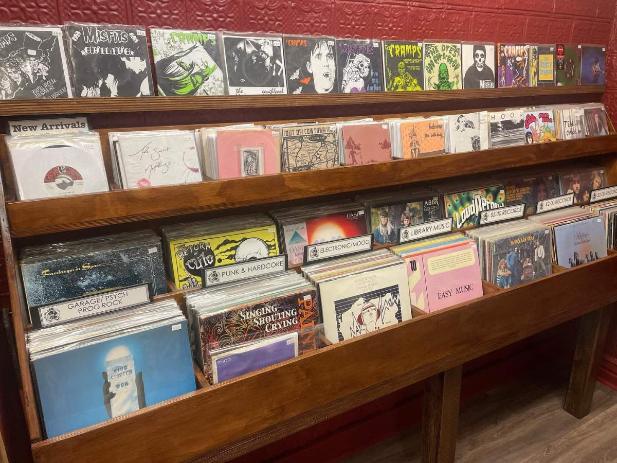 Some selections at Old Gold Vintage Vinyl in Winnipeg’s Osborne Village.