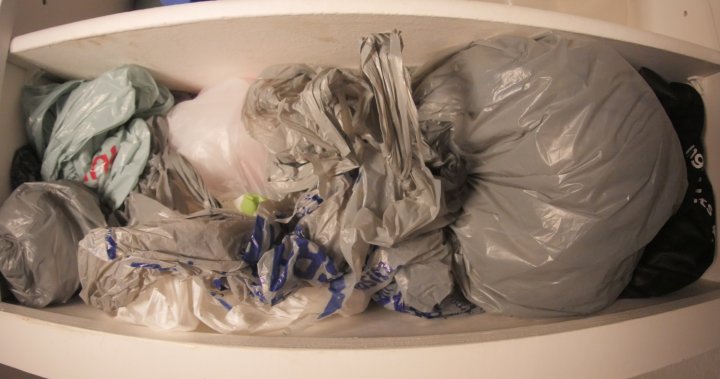Plastic checkout bag ban takes effect in Regina
