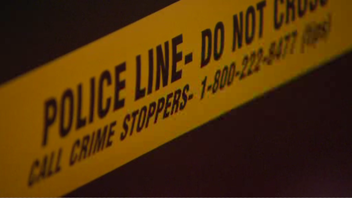 Police tape in Toronto is seen in this file image.