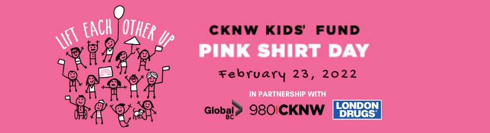CKNW Kids Fund Pink Shirt Day 2022