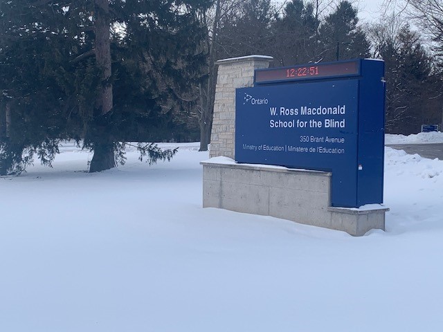 Lodging is closed to students of W. Ross MacDonald school for the blind in Brantford