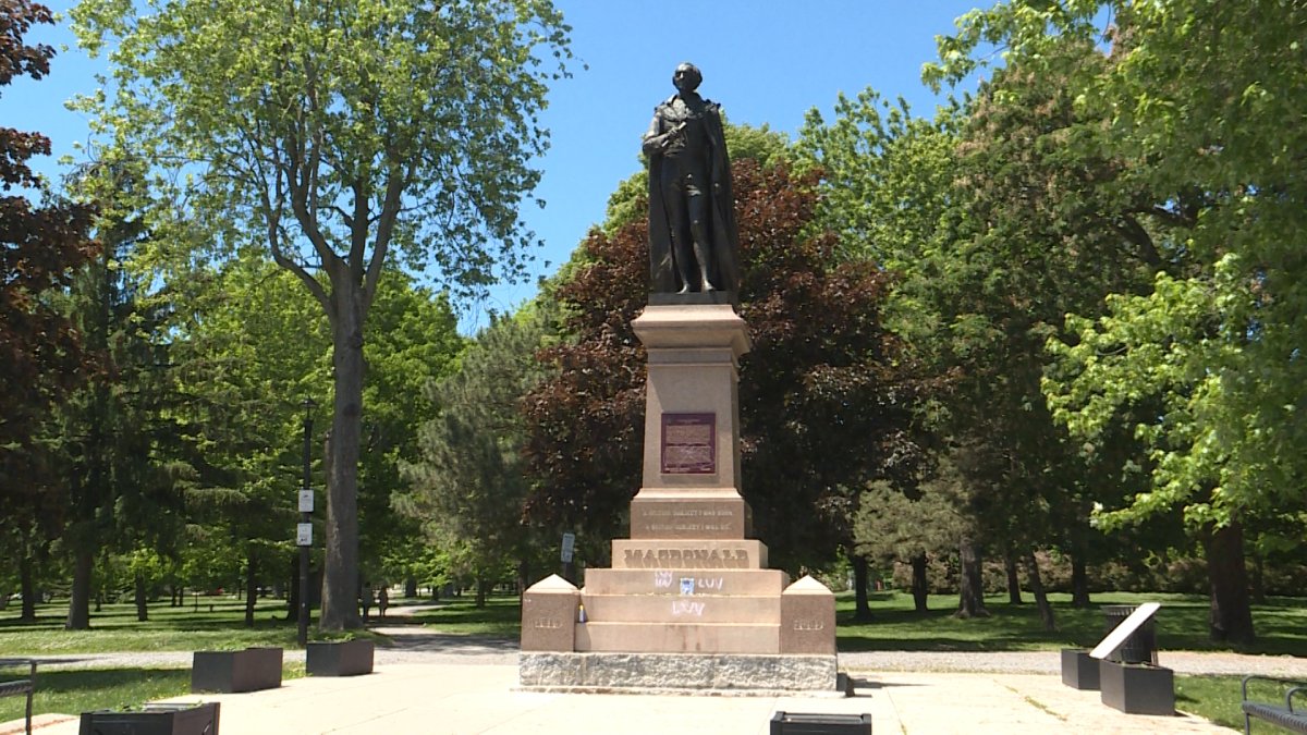 Public engagement survey will determine fate of Macdonald statue.
