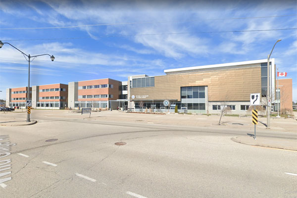 The school at 650 Laurelwood Dr. in Waterloo, formerly known as Sir John A. Macdonald Secondary School.