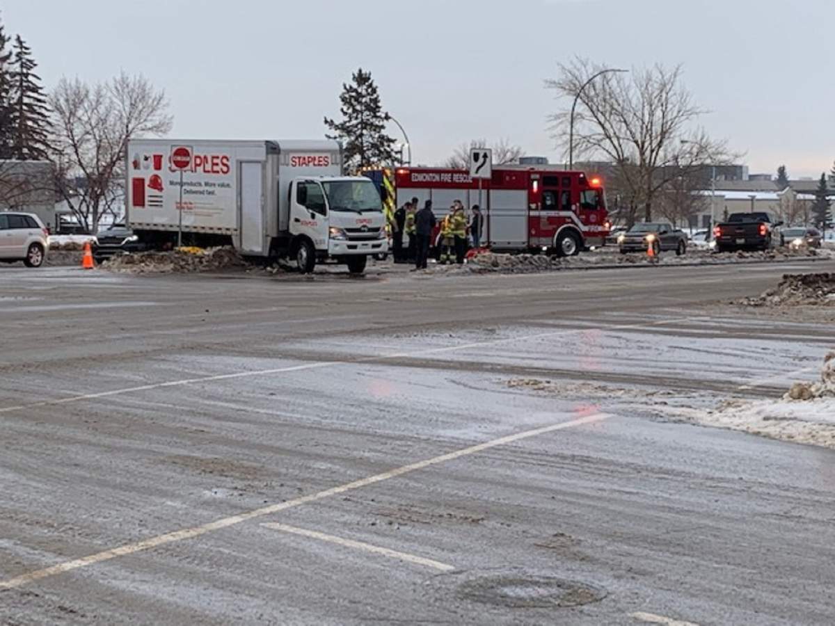 edmonton icy road conditions