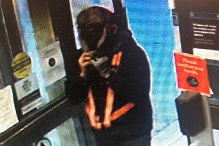 A still from a video that shows a person police are seeking following a theft in Millbrook on Sunday, January 16, 2021.