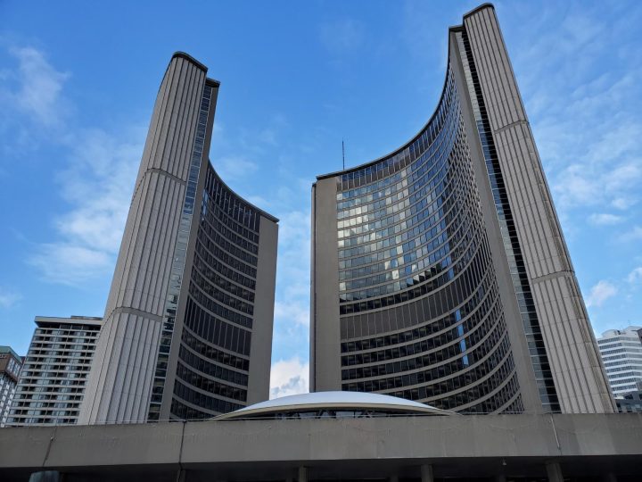 Toronto City Hall is seen in this Dec. 22, 2021 file photo.