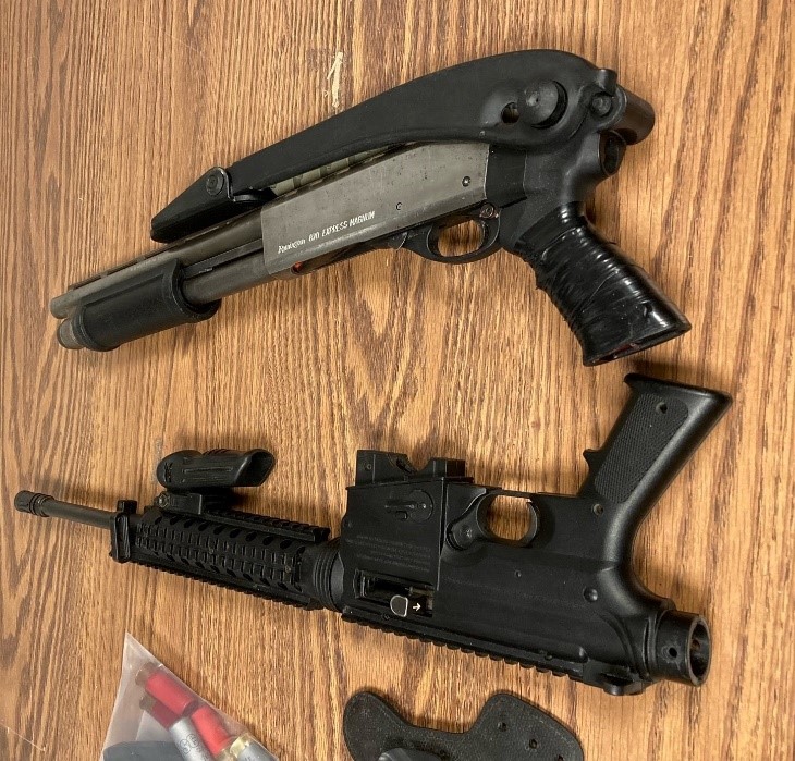 Weapons seized by Winnipeg police.